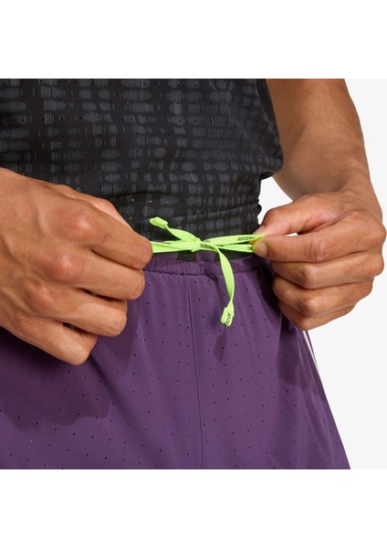 Adizero Running Split Erkek Mor Koşu Şortu.-