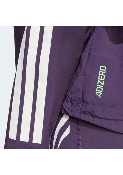 Adizero Nyc Kadın Mor Koşu Rüzgarlığı.-