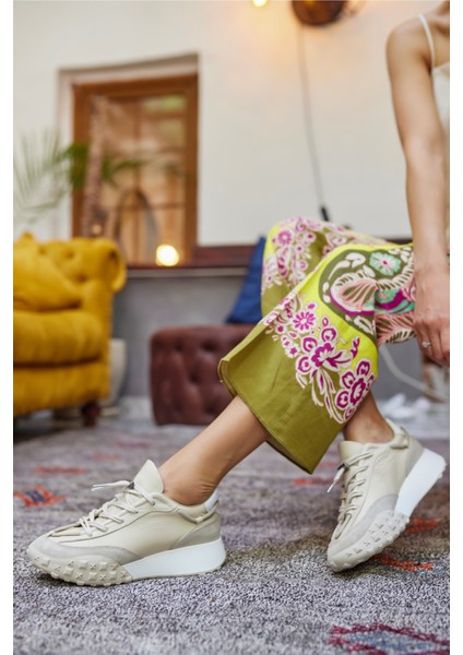 Ready Kadın Siyah Gercek Deri Sneaker fiyatları