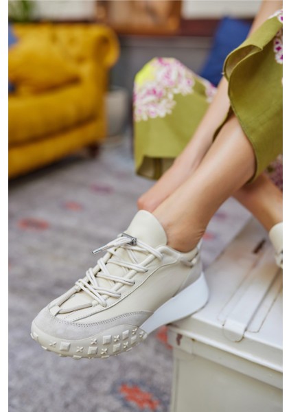 Ready Kadın Siyah Gercek Deri Sneaker indirimleri