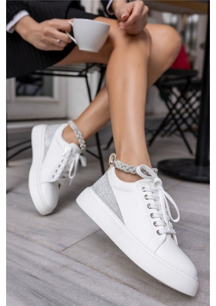 Oscar Kadın Siyah Bılek Taş Detay Sneaker modelleri