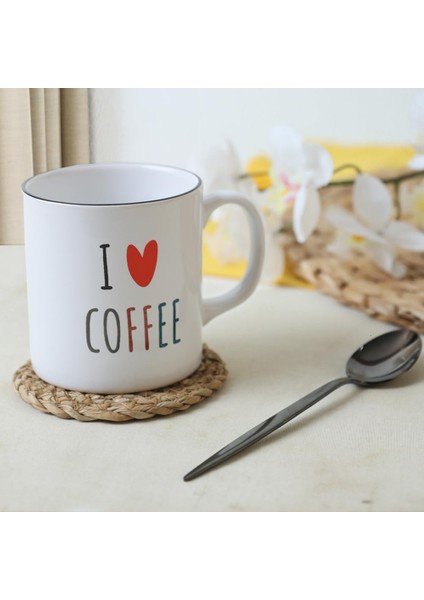 I Coffee Silindir Kupa 10 cm