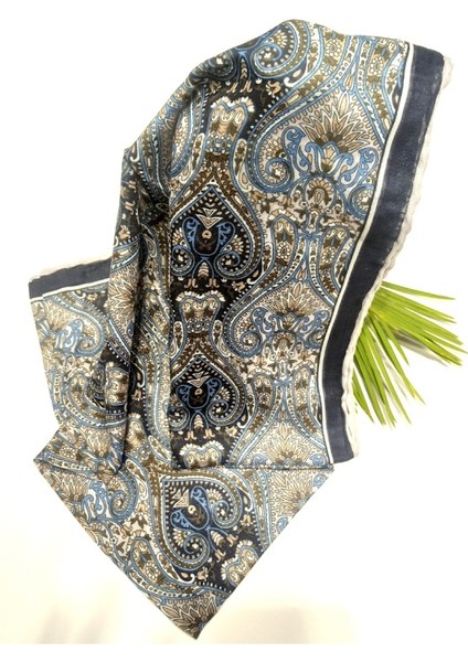 Lüks Figürlü Gösterişli Dökümlü Eşarp