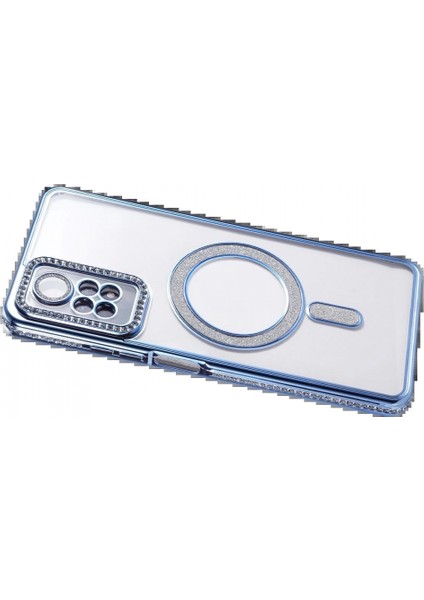 Xiaomi Redmi Note 12 Pro 4g Joke Simli Magneticsafe Kılıf - Mavi fırsatları