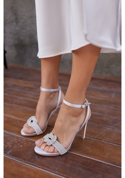 Lucca Kadın Sedef Asansor Bilek Taş Detay Abiye Ayakkabi