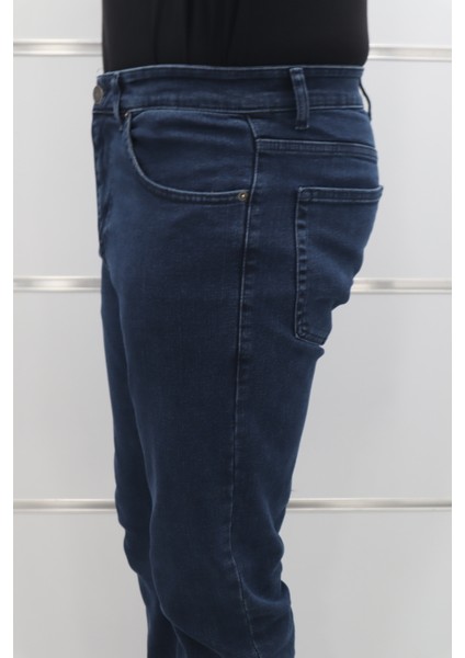 Fistan Store Erkek Yüksek Bel Rahat Kesim Boru Paça Büyük Beden Jean Pantolon modelleri