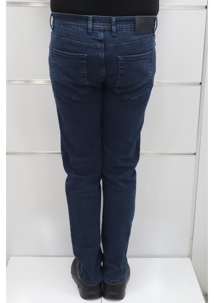 Fistan Store Erkek Yüksek Bel Rahat Kesim Boru Paça Büyük Beden Jean Pantolon fırsatları