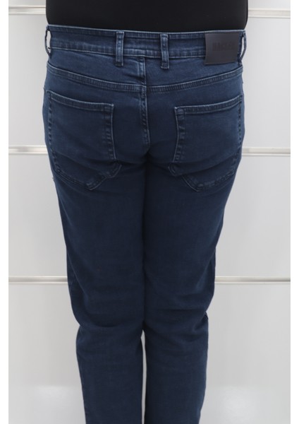 Fistan Store Erkek Yüksek Bel Rahat Kesim Boru Paça Büyük Beden Jean Pantolon indirimleri