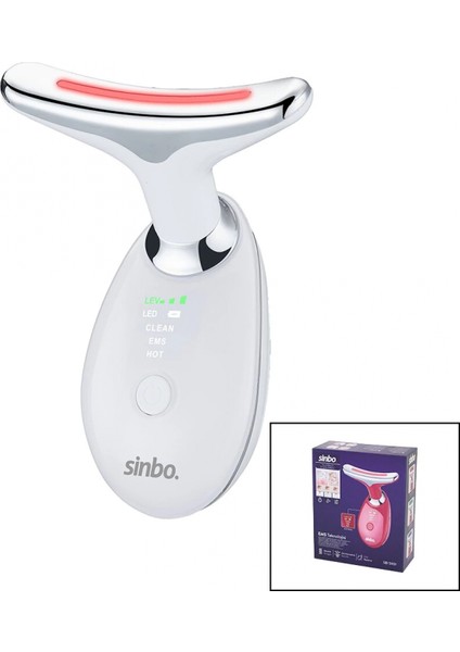 Yüz ve Boyun Bölgesi Sıkılaştırıcı 600MAH 3 Farklı Mod SBI-5901 (4887)