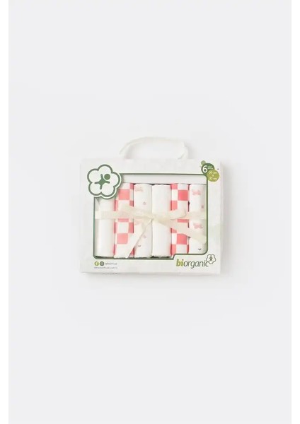 Bıorganıc 6 Lı Desenli Mendil