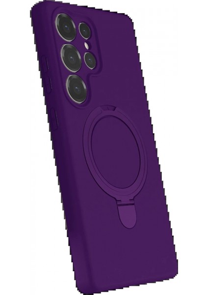 Samsung Galaxy S23 Ultra Regal Magsafe Standlı Kapak - Derin Mor fiyatları