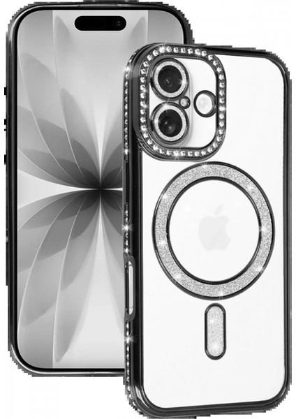 Apple iPhone 17 Joke Simli Magneticsafe Kılıf - Siyah