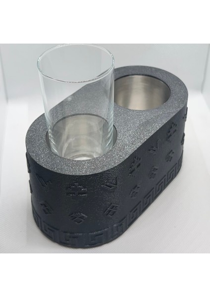 Çift Kadeh Ehlikeyf Kilim Motifli, Termojelli Paslanmaz Çelik, Donarak Soğutan fiyatları