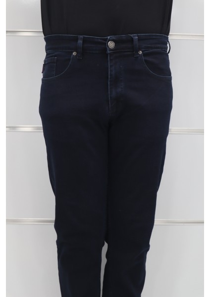 Fistan Store Erkek Yüksek Bel Rahat Kesim Boru Paça Büyük Beden Jean Pantolon modelleri