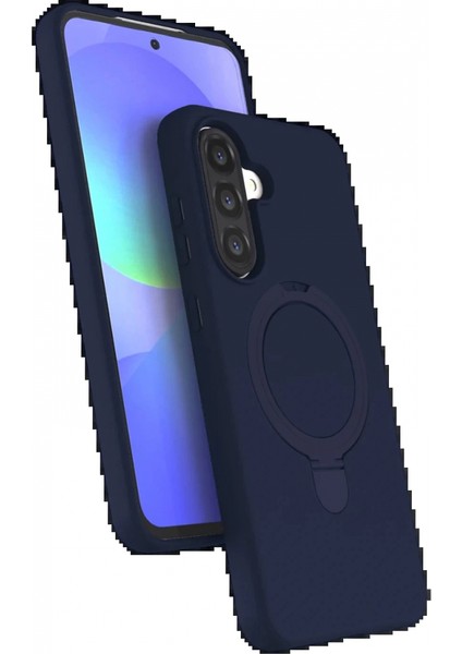 Samsung Galaxy A17 5g Regal Magsafe Standlı Kapak - Lacivert