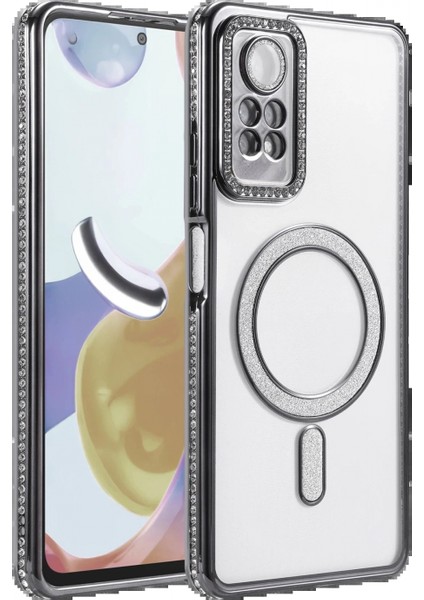 Xiaomi Redmi Note 12 Pro 4g Joke Simli Magneticsafe Kılıf - Siyah