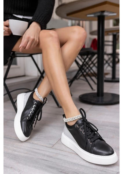 Oscar Kadın Siyah Bılek Taş Detay Sneaker fiyatları