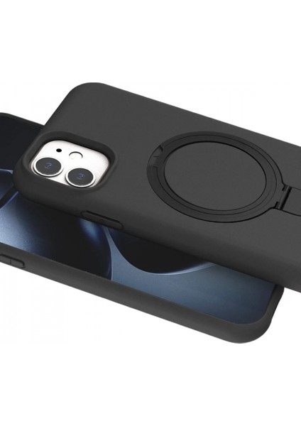 Apple iPhone 11 Regal Magsafe Standlı Kapak - Titan Gri fırsatları
