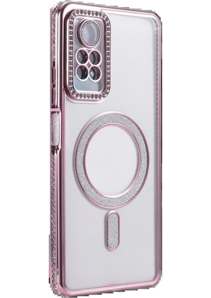 Xiaomi Redmi Note 12 Pro 4g Joke Simli Magneticsafe Kılıf - Pembe modelleri