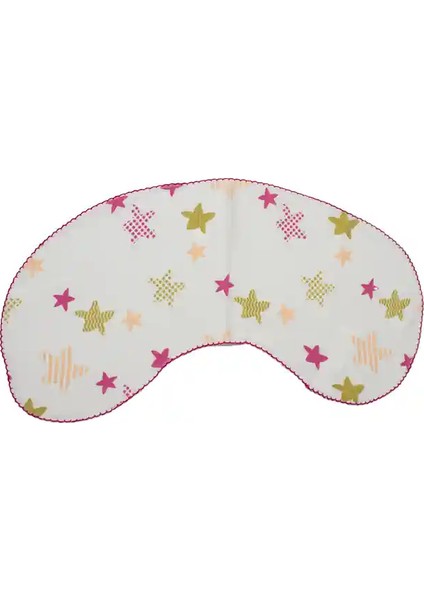 Beyaz Pembe Müslin Omuz Örtüsü