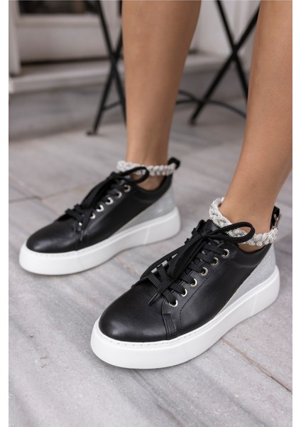 Oscar Kadın Siyah Bılek Taş Detay Sneaker indirimleri