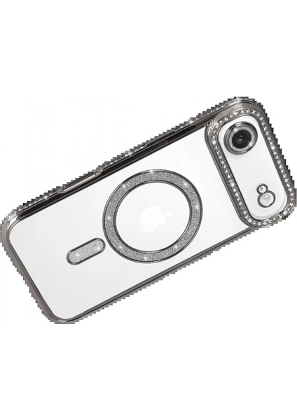 Apple iPhone 17 Air Joke Simli Magneticsafe Kılıf - Gümüş fırsatları