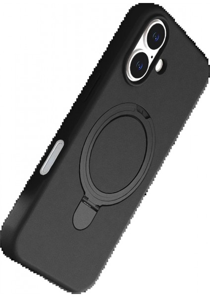 Apple iPhone 17 Regal Magsafe Standlı Kapak - Siyah modelleri