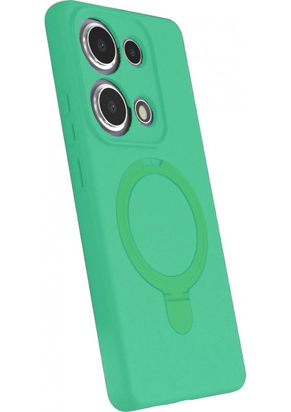 Xiaomi Redmi Note 13 Pro 4g Regal Magsafe Standlı Kapak - Yeşil modelleri