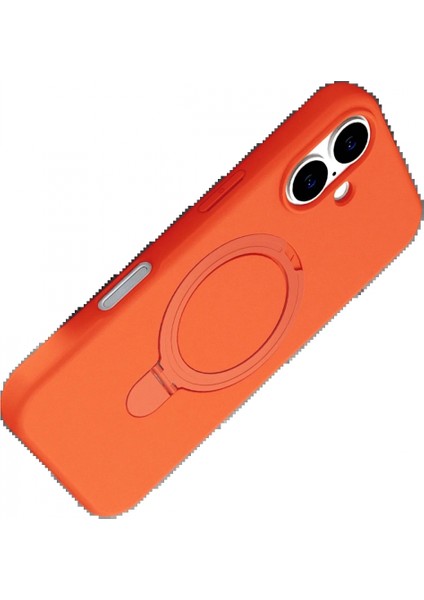 Apple iPhone 17 Regal Magsafe Standlı Kapak - Turuncu fırsatları