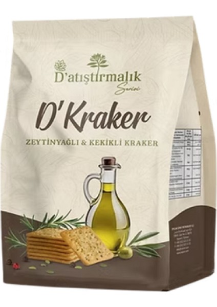 D' Kraker (Zeytinyağlı & Kekikli Kraker) 200 Gr.