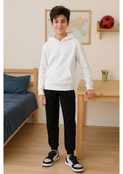 Erkek Fermuarlı Alt Eşofman