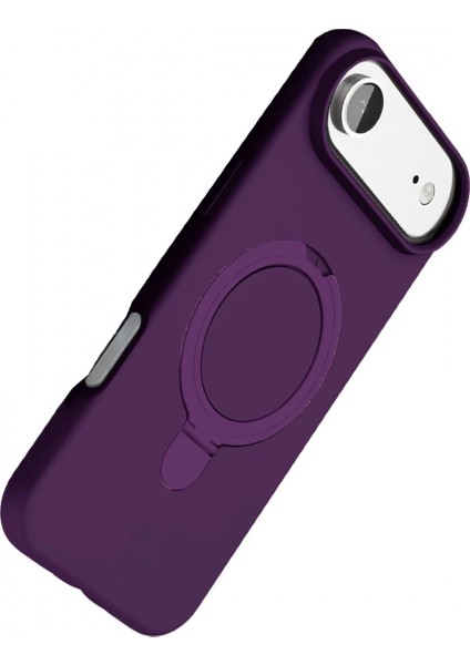 Apple iPhone 17 Air Regal Magsafe Standlı Kapak - Derin Mor fırsatları