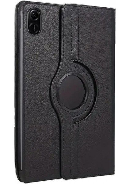 Huawei Honor Pad 10 12.1 Kılıf 360 Tablet Deri Kılıf - Siyah
