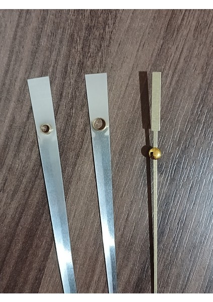 Duvar Saati Mekanizması 22 mm Şaft, Sessiz Çalışır Akar, Akrep-Yelkovan-Saniye-(Askılı)