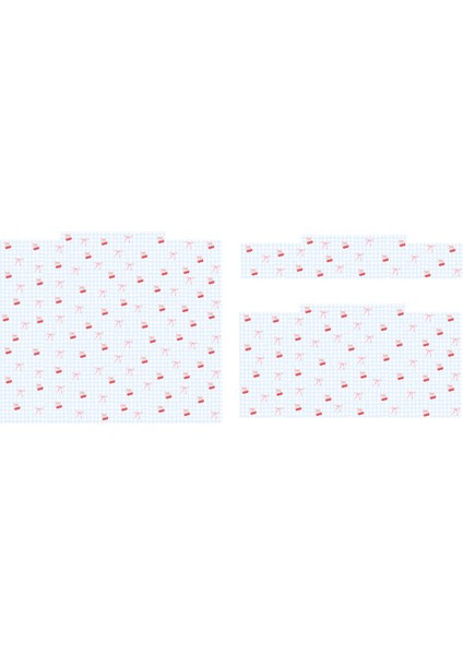 Trofast Kiraz Damalı Sticker - Çocuk Odası Oyuncak Düzenleme Etiketi - Dayanıklı Folyo modelleri