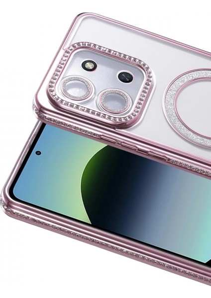 Xiaomi Redmi 15C 4g Joke Simli Magneticsafe Kılıf - Pembe fiyatları