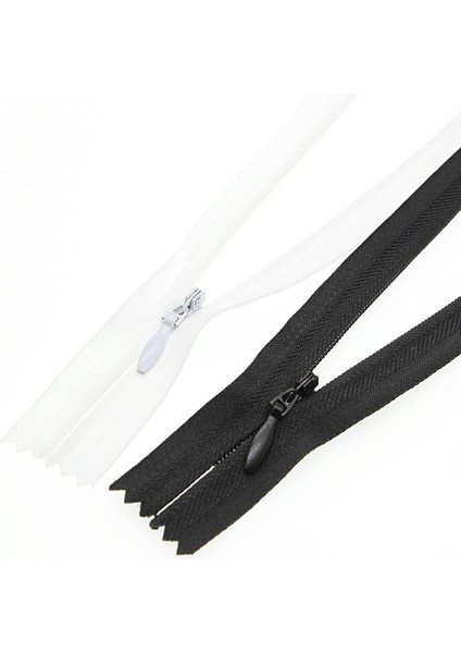 Gizli Fermuar 25 cm 5 Siyah 5 Beyaz modelleri