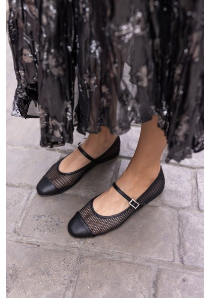 Petrov Kadın Siyah Leopar Garnılı Babet fiyatları