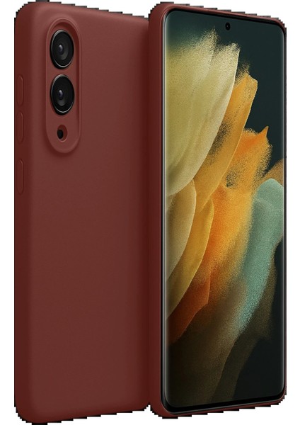 S25 Edge First Silikon - BORDO-(5796)