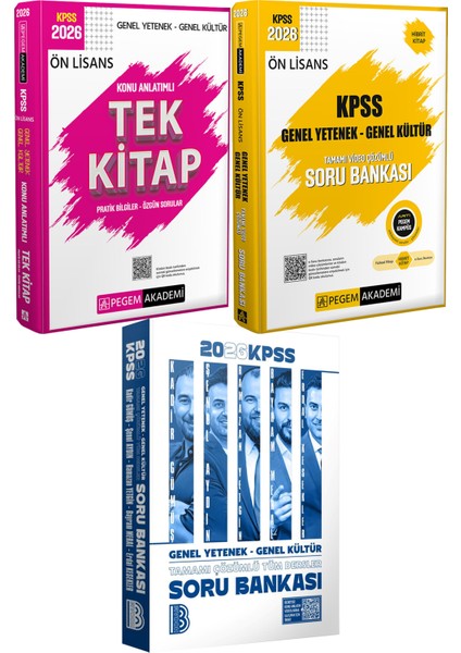 2026 Kpss Tüm Dersler Tamamı Çözümlü Soru Bankası - 2026 Kpss Ön Lisans Konu Soru Tek Kitap