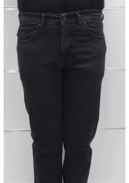 Fistan Store Erkek Füme Yüksek Bel Rahat Kesim Boru Paça Büyük Beden Jean Pantolon fiyatları