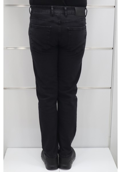 Fistan Store Erkek Füme Yüksek Bel Rahat Kesim Boru Paça Büyük Beden Jean Pantolon fırsatları