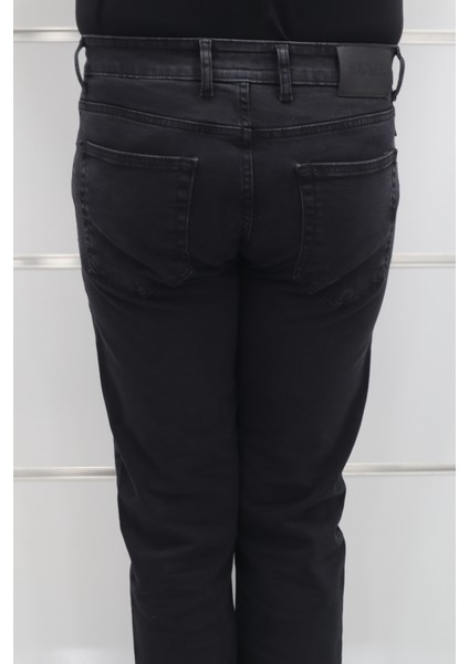 Fistan Store Erkek Füme Yüksek Bel Rahat Kesim Boru Paça Büyük Beden Jean Pantolon indirimleri