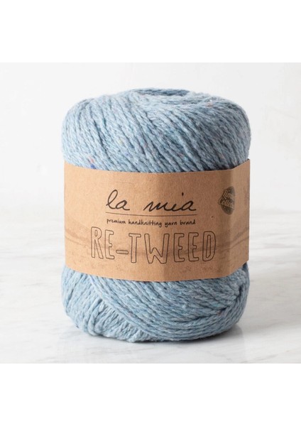 La Mia Re-Tweed Mavi Melanj El Örgü Ipi - L106 - 34409