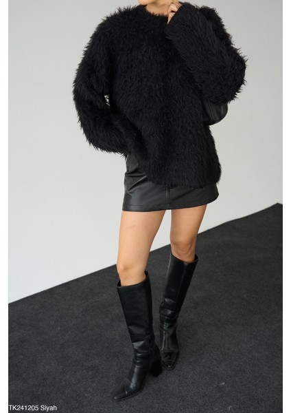 Paıge Tüylü Uzun Kollu Kazak fiyatları