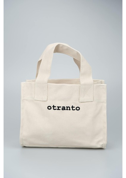 Luna Mumlu Kanvas Çanta - Krem modelleri