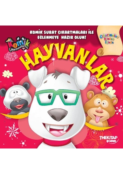 Komik Çıkartmalarım Hayvanlar