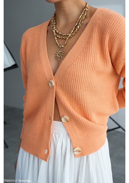 Kadın Düğmeli Standart Beden Salaş Hırka fiyatları