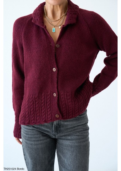 Erkek Yaka Düğmeli Triko Hırka fiyatları