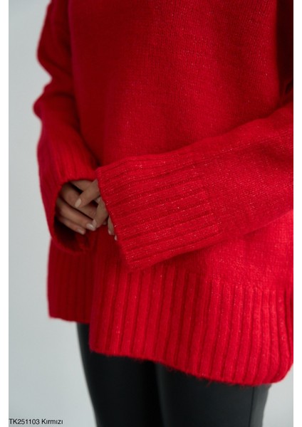 Kadın Yarım Boğaz Casual Günlük Kazak fiyatları